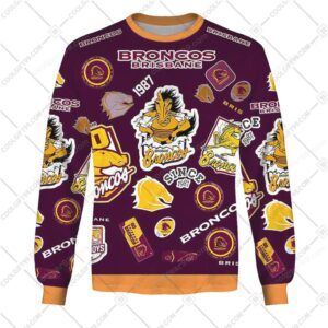 Official Brisbane Broncos Since 1987 Hoodie