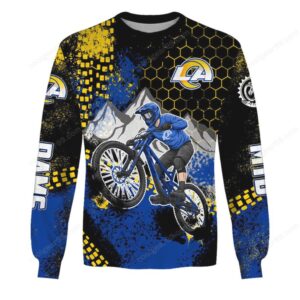 RAMS MTB Custom Print Long Sleeve Hoodie