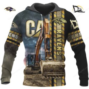 Ravens Heavy Equipment Fan Gear Hoddie Ravens Heavy Equipment Fan Gear Hoddie