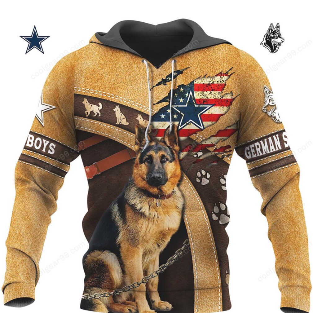 Rugged German Shepherd American Flag Graphic Hoddie Rugged German Shepherd American Flag Graphic Hoddie