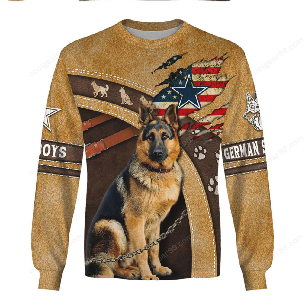 Rugged German Shepherd American Flag Graphic Hoddie Rugged German Shepherd American Flag Graphic Hoddie