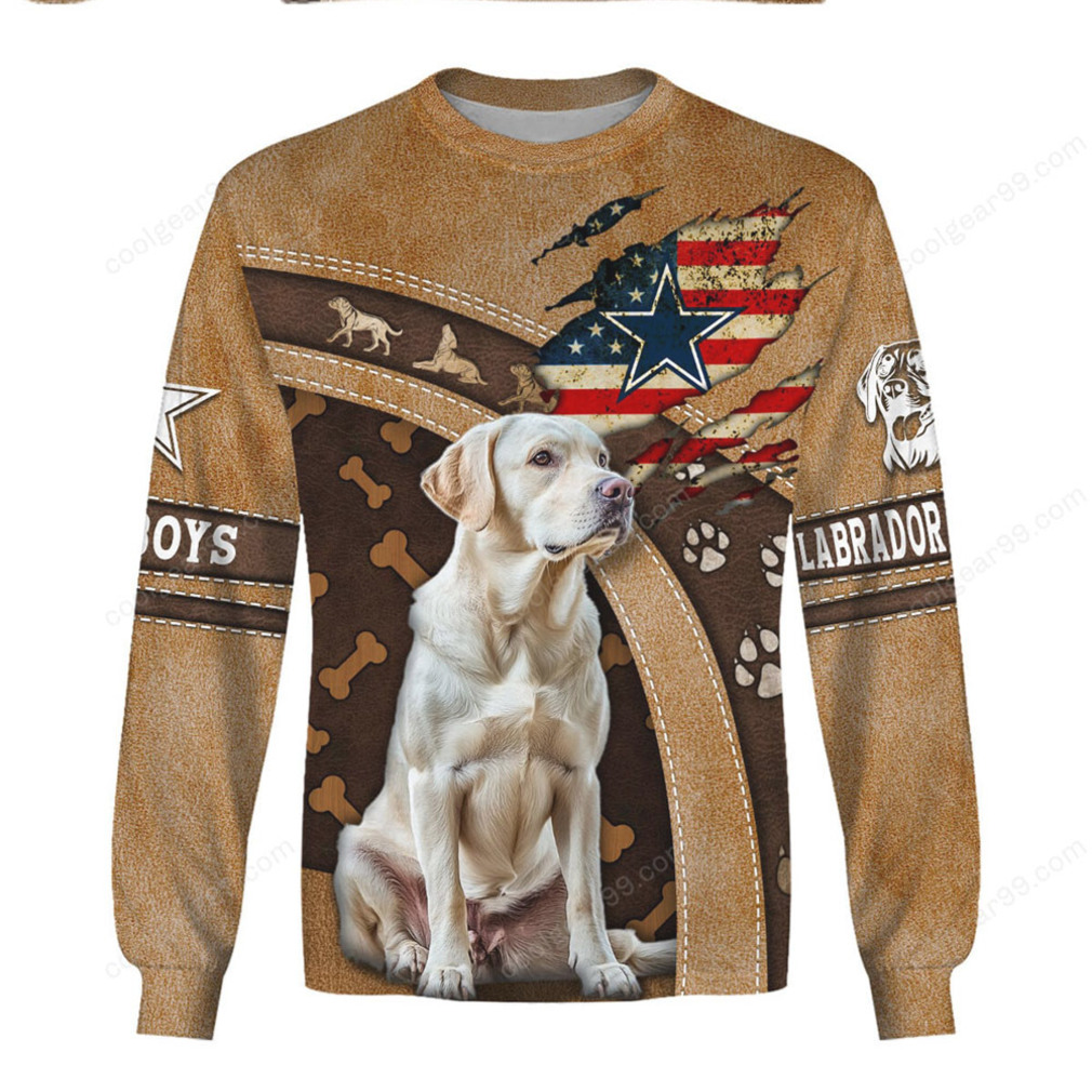 Rugged Labrador Retriever American Flag Graphic T Shirt Rugged Labrador Retriever American Flag Graphic T Shirt