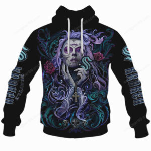 Seattle Kraken Day of the Dead Sugar Skull Graphic Hoodie
