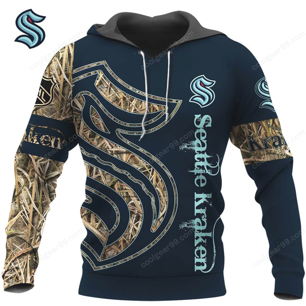 Seattle Kraken Deep Sea Camo Performance Hoodie Seattle Kraken Deep Sea Camo Performance Hoodie
