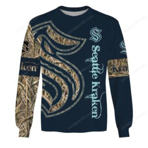 Seattle Kraken Deep Sea Camo Performance Hoodie