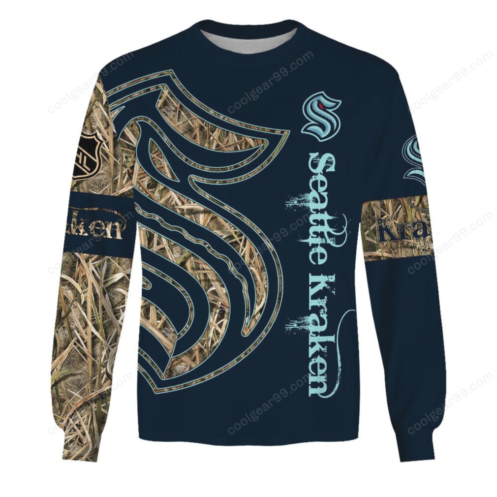 Seattle Kraken Deep Sea Camo Performance Hoodie Seattle Kraken Deep Sea Camo Performance Hoodie