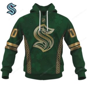 Seattle Kraken St. Patrick’s Day Lacer Hoodie Seattle Kraken St. Patrick’s Day Lacer Hoodie