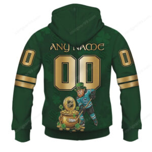 Seattle Kraken St. Patrick's Day Lacer Hoodie