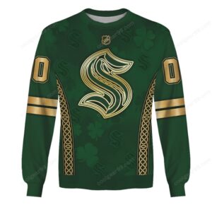 Seattle Kraken St. Patrick's Day Lacer Hoodie