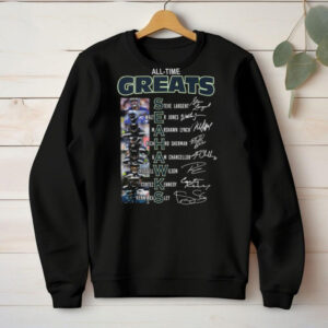 Seattle Seahawks All Time Greats Signatures T Shirt