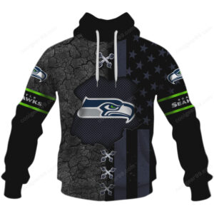 Seattle Seahawks Authentic Custom Game Day Pullover Shirt