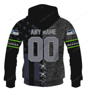 Seattle Seahawks Authentic Custom Game Day Pullover Shirt