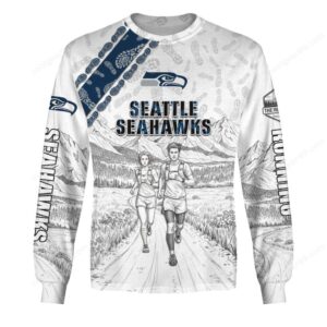 Seattle Seahawks Born to Run Performance Hoodie & Long Sleeve Shirt