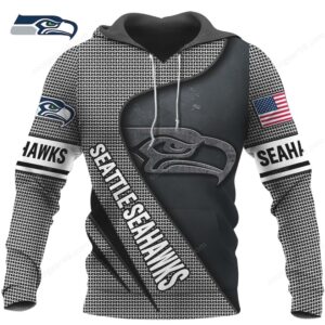 Seattle Seahawks Checkered Logo Performance Hoodie Seattle Seahawks Checkered Logo Performance Hoodie