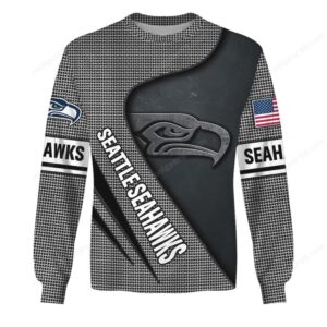 Seattle Seahawks Checkered Logo Performance Hoodie