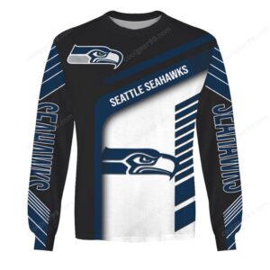 Seattle Seahawks Custom Name & Number Pullover Hoodie