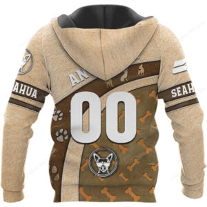 Seattle Seahawks Fan Chihuahua Dog Hoodie & Long Sleeve Shirt