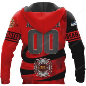 Seattle Seahawks Firefighter Blaze Line Long Sleeve Shirt