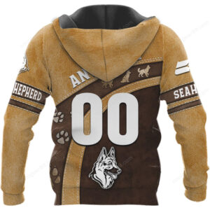 Seattle Seahawks German Shepherd Fan Hoodie