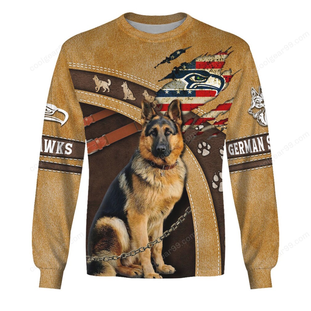 Seattle Seahawks German Shepherd Fan Hoodie Seattle Seahawks German Shepherd Fan Hoodie