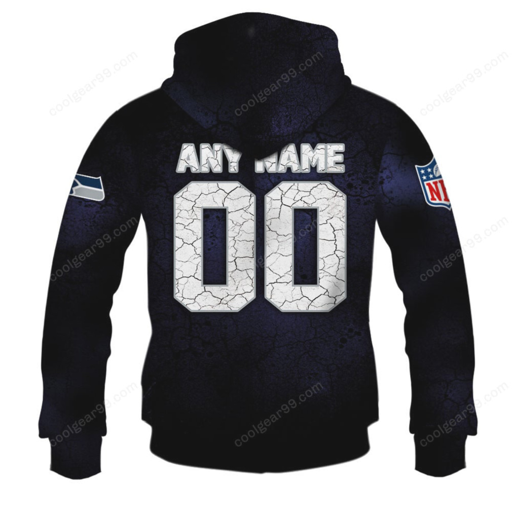 Seattle Seahawks I Bleed Blue & Green Custom Hoodie Seattle Seahawks I Bleed Blue & Green Custom Hoodie