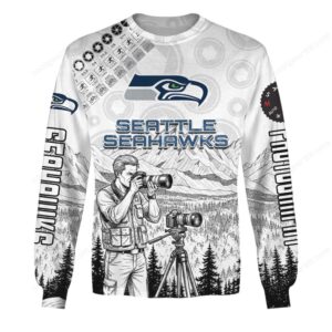 Seattle Seahawks Landscape Graphic Hoodie