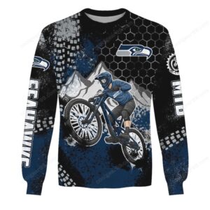 Seattle Seahawks MTB Mountain Biking Hoodie