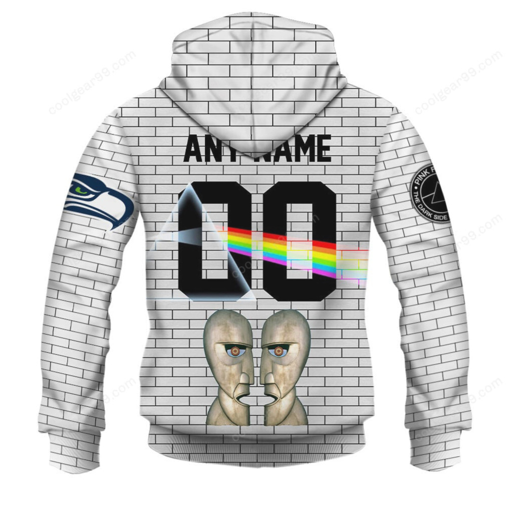 Seattle Seahawks Pink Floyd The Wall Dark Side of the Moon Hoodie Seattle Seahawks Pink Floyd The Wall Dark Side of the Moon Hoodie