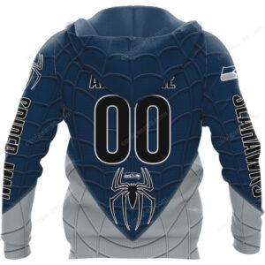 Seattle Seahawks Spider Man Mashup Hoodie & Shirt
