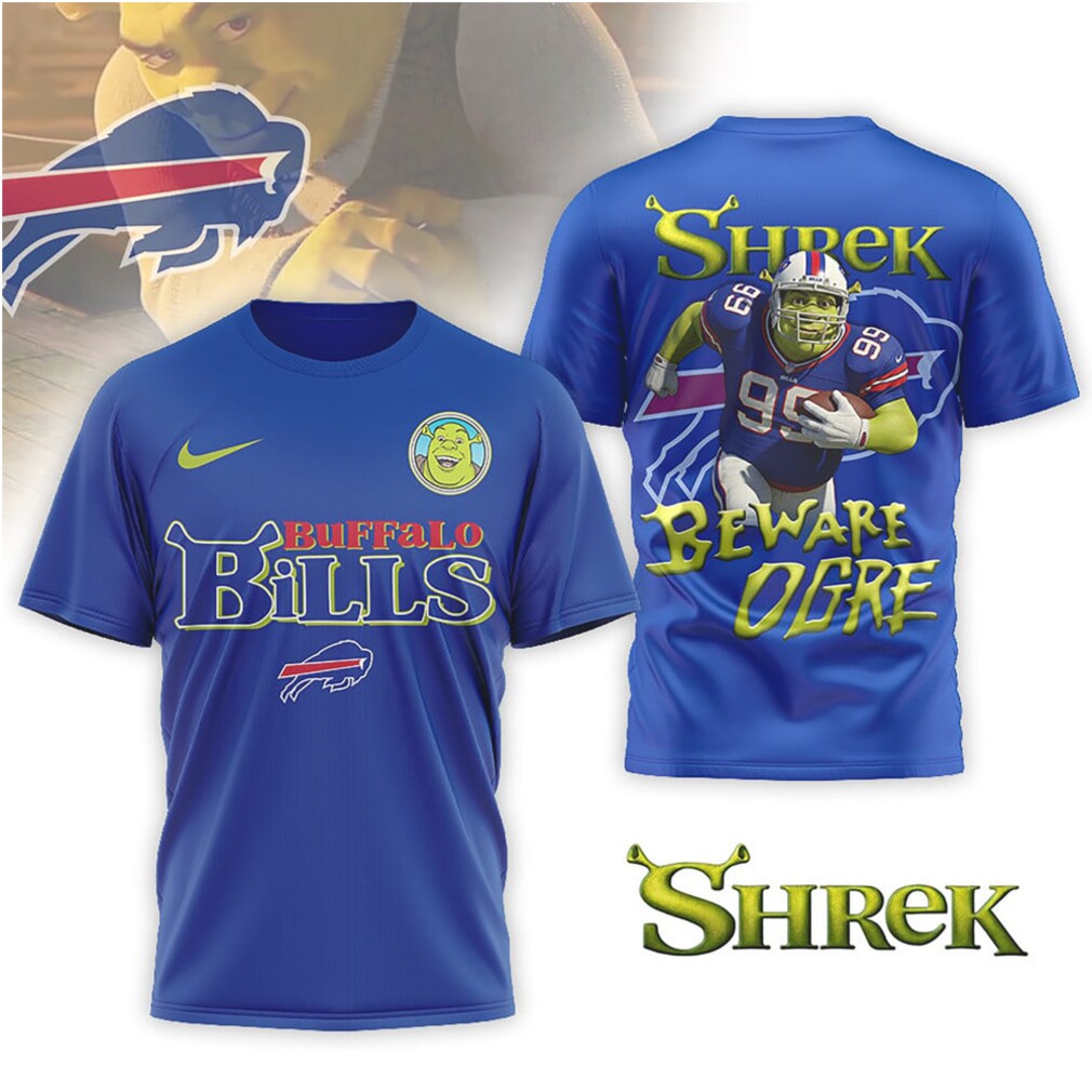 Shrek 99 Buffalo Bills Fan Gear Tee Shrek 99 Buffalo Bills Fan Gear Tee
