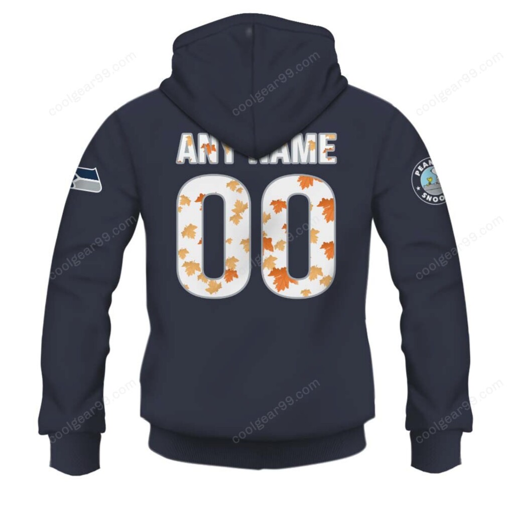 Snoopy and Charlie Brown Seattle Seahawks Holiday Sweatshirt Snoopy and Charlie Brown Seattle Seahawks Holiday Sweatshirt