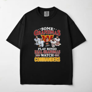 Some grandmas play bingo real grandmas Commanders sweater