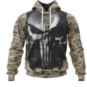 Tactical Punisher Camo Tampa Bay Buccaneers NFL Hoodie