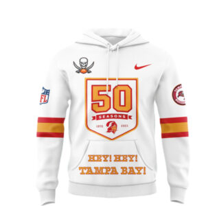 Tampa Bay Buccaneers 50th Season Commemorative Fan Hoodie Tampa Bay Buccaneers 50th Season Commemorative Fan Hoodie