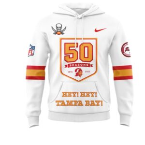 Tampa Bay Buccaneers 50th Season Commemorative Fan Hoodie
