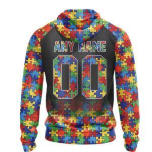 Tampa Bay Buccaneers Autism Awareness Custom Hoodie Tampa Bay Buccaneers Autism Awareness Custom Hoodie