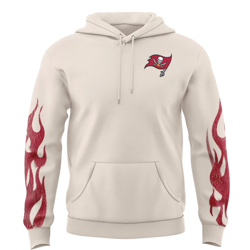 Tampa Bay Buccaneers Fire the Cannons Flame Fan Hoodie Tampa Bay Buccaneers Fire the Cannons Flame Fan Hoodie
