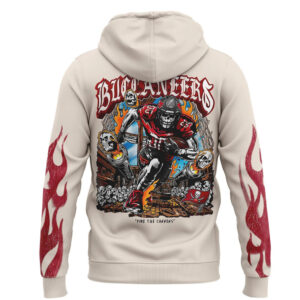 Tampa Bay Buccaneers Fire the Cannons Flame Hoodie Tampa Bay Buccaneers Fire the Cannons Flame Hoodie