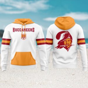 Tampa Bay Buccaneers Mitchell Ness 50th Season NFL Hoodie