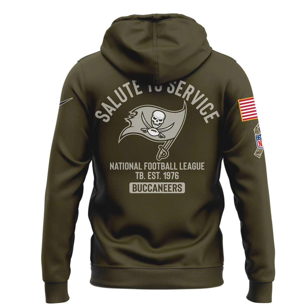 Tampa Bay Buccaneers Salute to Service Performance Hoodie Tampa Bay Buccaneers Salute to Service Performance Hoodie