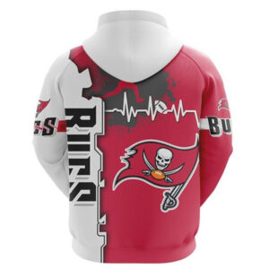 Tampa Bay Buccaneers Skull Flag NFL Football Hoodie Tampa Bay Buccaneers Skull Flag NFL Football Hoodie