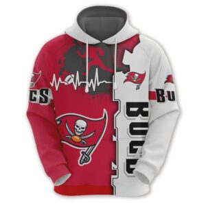 Tampa Bay Buccaneers Skull Flag NFL Football Hoodie