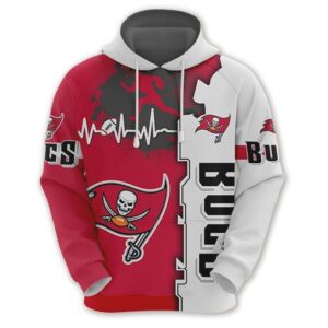 Tampa Bay Buccaneers Skull Flag NFL Football Hoodie