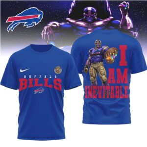 The Buffalo Bills x Thanos I Am Inevitable T Shirt