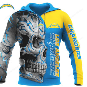 The Electric Skull Official Chargers Gameday Apparel Hoodie