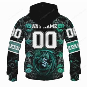 The Seattle Kraken Mythic Bloom Hoodie & Shirt Line