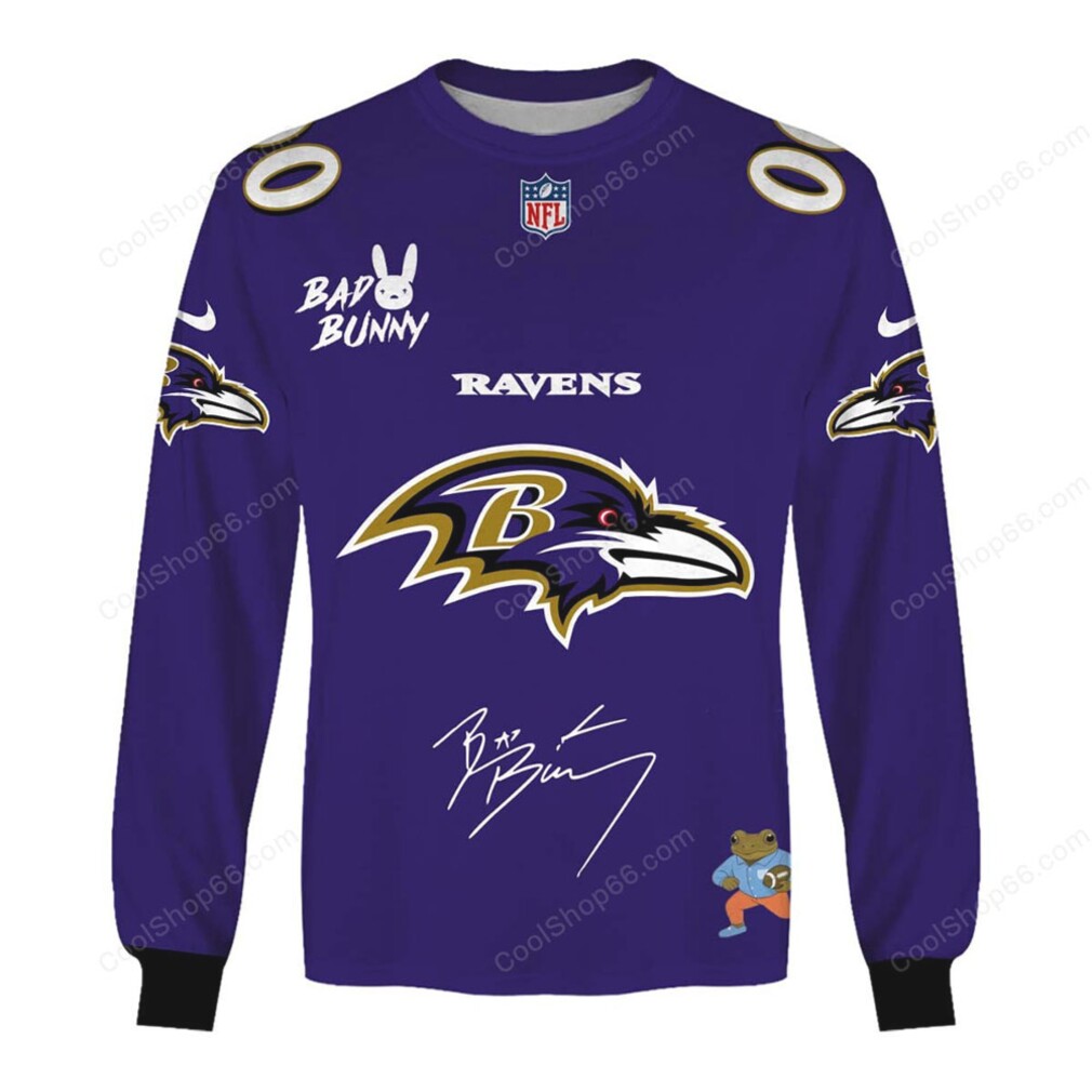 The Ultimate Ravens x Bad Bunny Fan Hoodie The Ultimate Ravens x Bad Bunny Fan Hoodie