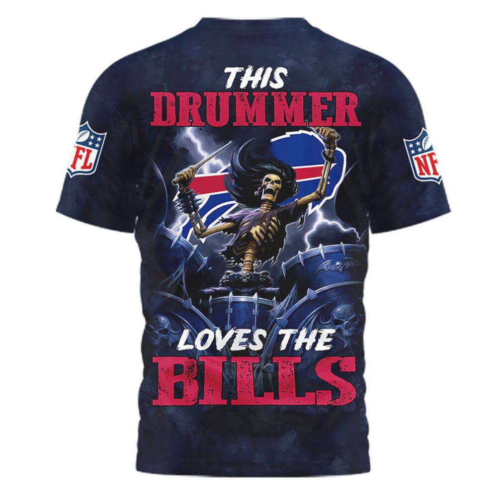 This Drummer Loves the Bills T Shirt This Drummer Loves the Bills T Shirt