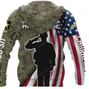 US Army Chargers Camouflage Hoodie US Army Chargers Camouflage Hoodie