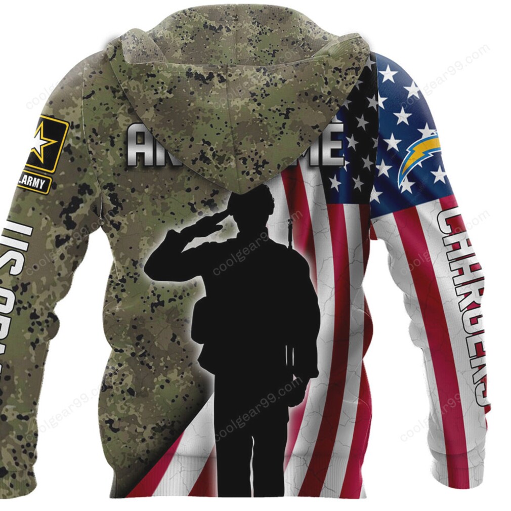 US Army Chargers Camouflage Hoodie US Army Chargers Camouflage Hoodie